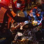איפור פציעות תרגיל של איחוד הצלה המדמה תאונה רבת נפגעים